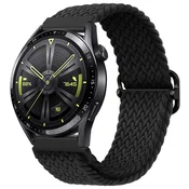 BStrap Elastic Nylon pašček za Xiaomi Amazfit GTR 42mm, black