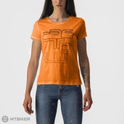 Castelli BELLAGIO TEE ženska majica s kratkimi rokavi, oranžna (L)
