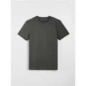 Sinsay - Pamucna basic majica - khaki
