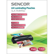SLA FA4M150 Folija A4 150mic 25kom SENCOR