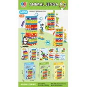 Jenga MINI Arcade Game Frog Edition