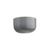 FLOS LED-stenna svetilka za zunanjo uporabo Bellhop Wall Up, siva, IP44 - Sodobni - Plastika