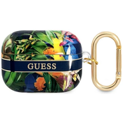 Guess GUAPHHFLB AirPods Pro cover blue Flower Strap Collection (GUAPHHFLB)