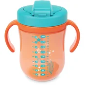 Baboo Cup with Silicone Straw and Gravity Ball skodelica s slamico Sea Life 9m+ 300 ml