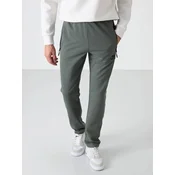 Tommy Life Športne hlače Jogginghose kaki