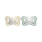Chicco Physio Light Physio Forma Night duda 2-6 m Gold/Green 2 kom