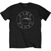 Pink Floyd Circle Logo Embellished Black L Majica