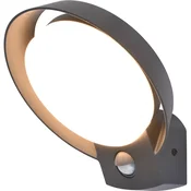 Lutec Zunanja stenska LED-svetilka Polo 1.100 lm 16,2 x 16,4 x 18 cm antracitna