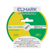 ELMARK izolirni trak 20m x 19mm RUMENA/ZELENA