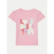Guess Majica K5GI15K6YW4 Roza Regular Fit