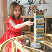 Tooky toy drvena jenga životinje 704