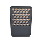 LUTEC Zunanja LED-stenna svetilka ATLANTIS, temno siva, 22 cm, kovinska, IP54 - Sodobni - Aluminij