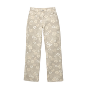Pull&Bear Kavbojke ecru/kaki/bela