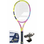 Tenis reket Babolat Pure Aero RAFA Origin - yellow/pink/blue + žica + usluga špananja