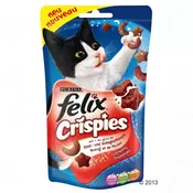 Felix Crispies - ekonomično pakiranje meso i povrće (3 x 45 g)