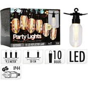 ProGarden Svetlobna veriga z LED-žarnicami PARTY, 10 kosov, 9,5 m