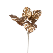 Umetna monstera veja metalik bronz 75cm - 50 do 75 cm