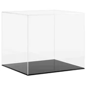 Vidaxl Razstavna škatla prozorna 40x36x35 cm akril