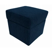 SP TOOT tabure s shrambo za noge za dnevno sobo 38x38x42 žametno moder Z13