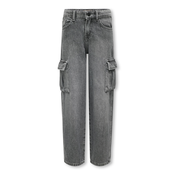 KIDS ONLY Kavbojke siv denim