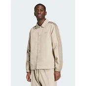 adidas Prehodna jakna 3 Stripes Coaches Jacket KS9297 Bež Regular Fit