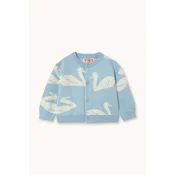 Tinycottons  Otroška bombažna jopica  BIG SWANS BABY CARDIGAN