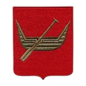 shumee Našitek grba mesta Lodž - magnetna podlaga - vezen našitek/značka/emblem