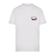 Mister Tee Majica Cheat Code Activated mornarska / svetlo oranžna / fuksija / bela