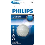Philips CR2450/10B Litijeva 3,0V gumbna baterija 1 kos