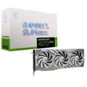 MSI GeForce RTX 4070 Super 12G GAMING X SLIM WHITE - 12GB GDDR6X 1x HDMI 3x DP