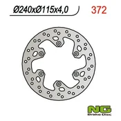 shumee Zadnji zavorni disk NG za Yamaha YZ/250 YZF 250/426 98-01 240 mm