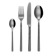 Set pribora 20 kosov — Kanton PVD svetlo siv svetleč - W0122