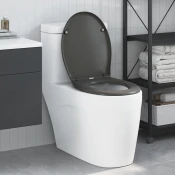 WC daska Antracit 47 x 37 x 4 cm Duroplast