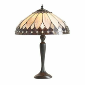 Endon 63982 - Stona lampa Tiffany BROOKLYN 1xE27/60W/230V precnika 40 cm