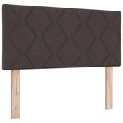LED glava kreveta Smeda 90 cm tkanina