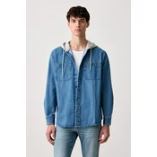 Levis srajca moška denim CLASSIC HOODED WORKER