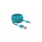 Sbox microUSB kabel, plavi