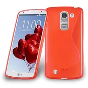 Cadorabo Cadorabo Case, združljiv z LG v Candy Apple Red - Zaščitni pokrov iz fleksibilnega silikona TPU, (20587124)