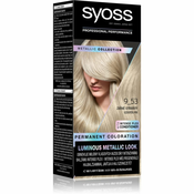 Syoss Color Metallic Collection permanentna barva za lase odtenek 9-53 Silver Blush 1 kos