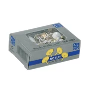Risalni žebljički, beli, 100 kos