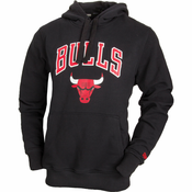 New Era Moški pulover Team Logo Hoody Chicago Bulls Črna