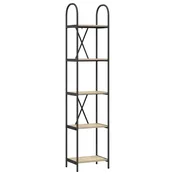 Vidaxl Knjižna polica Sonoma hrast 40 x 30 x 183 cm Konstruiran les