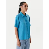 United Colors Of Benetton Srajca 5WPWDQ0B1 Modra Regular Fit