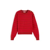 TOMMY HILFIGER Pulover rdeča/brusnica