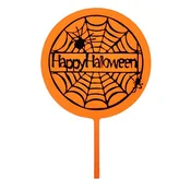 shumee Akrilni okras za torto HAPPY HALLOWEEN wz3 pajkova mreža