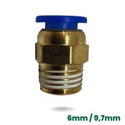 shumee Kabelski konektor za 6 mm vtič/9,7 mm navoj
