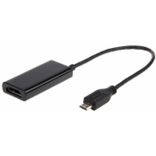 Gembird A-MHL-003 cable interface/gender adapter Micro USB HDMI Black