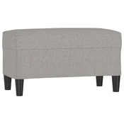 Vidaxl Klop svetlo siva 70x35x41 cm blago