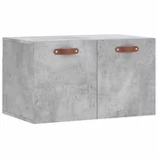 MAISON CHIC Stenska omarica - Zidna omarica betonsko siva 60x36,5x35 cm inženirski les iu84, (22063683)