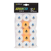 Joola Žogice za namizni tenis JOOLA Advanced Training *** 12 + 3 kosi - bele